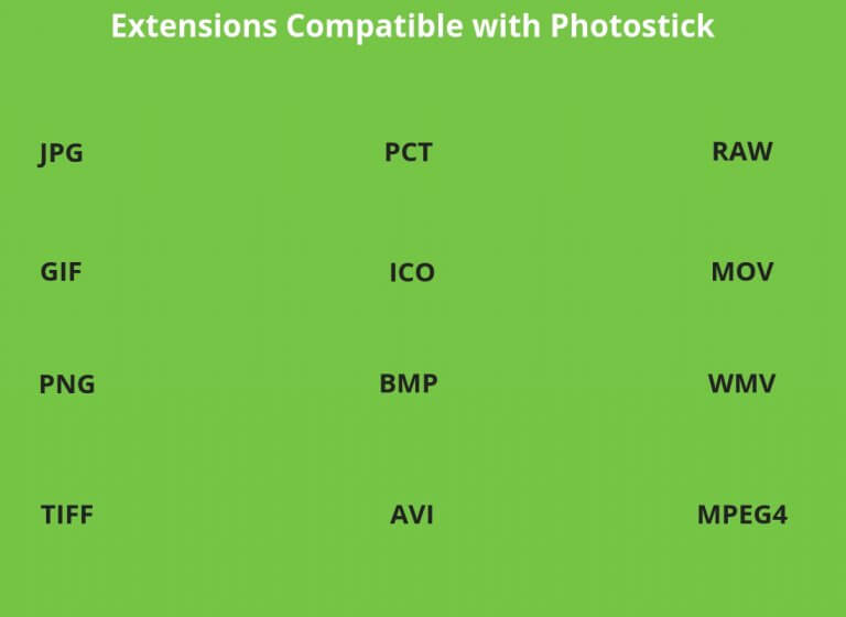 Photostick support extensions