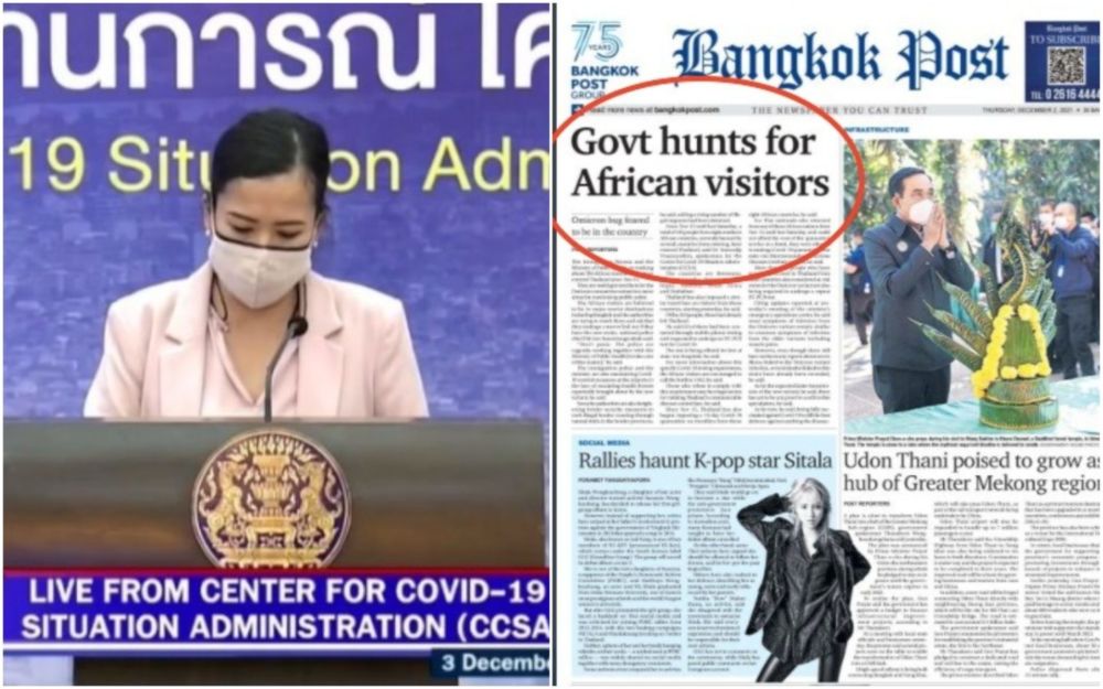COVID-19 task force chides Bangkok Post’s awful ‘Africans’ headline