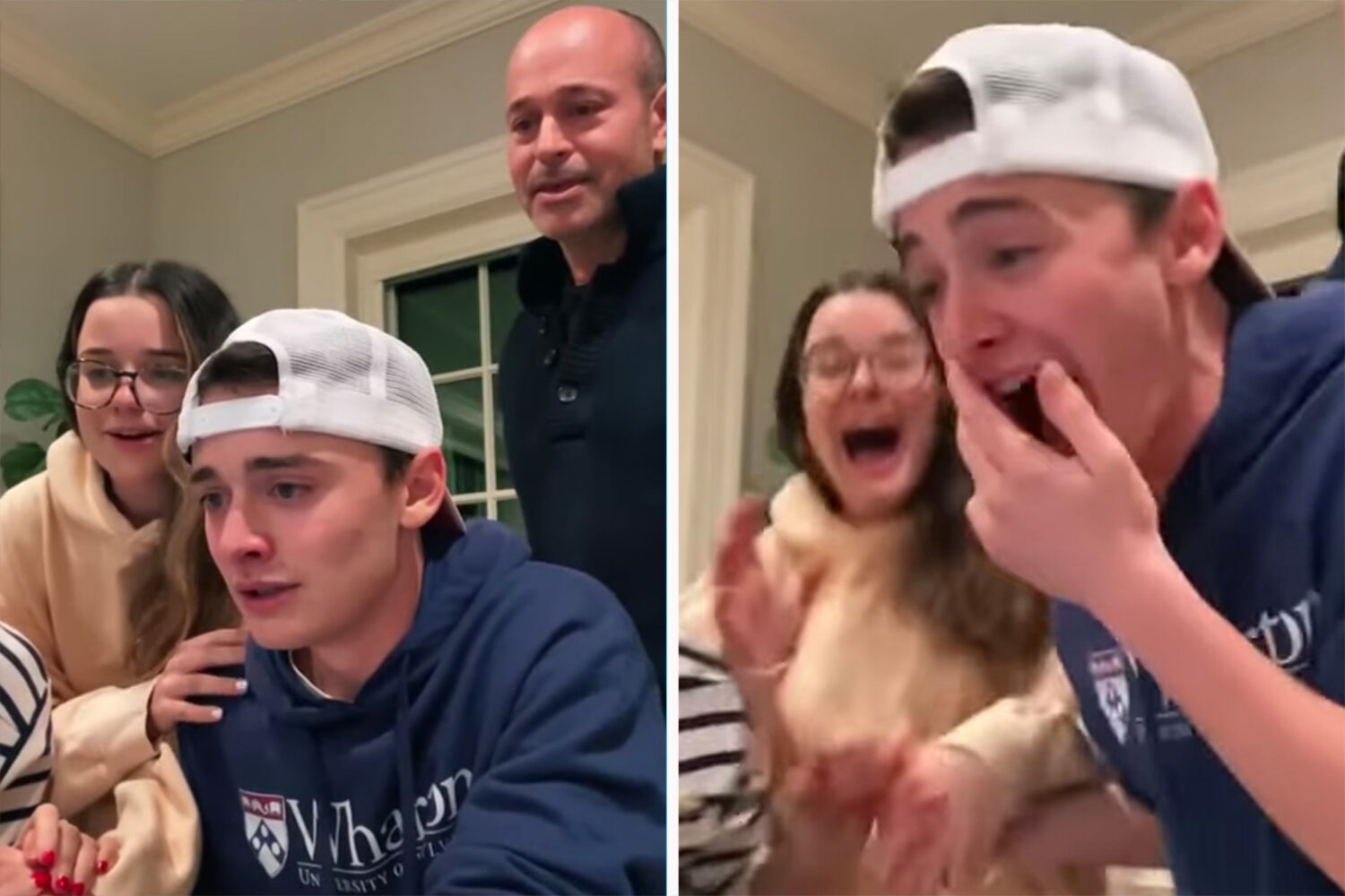 Noah Schnapp excitedly jumps up-and-down over UPenn acceptance