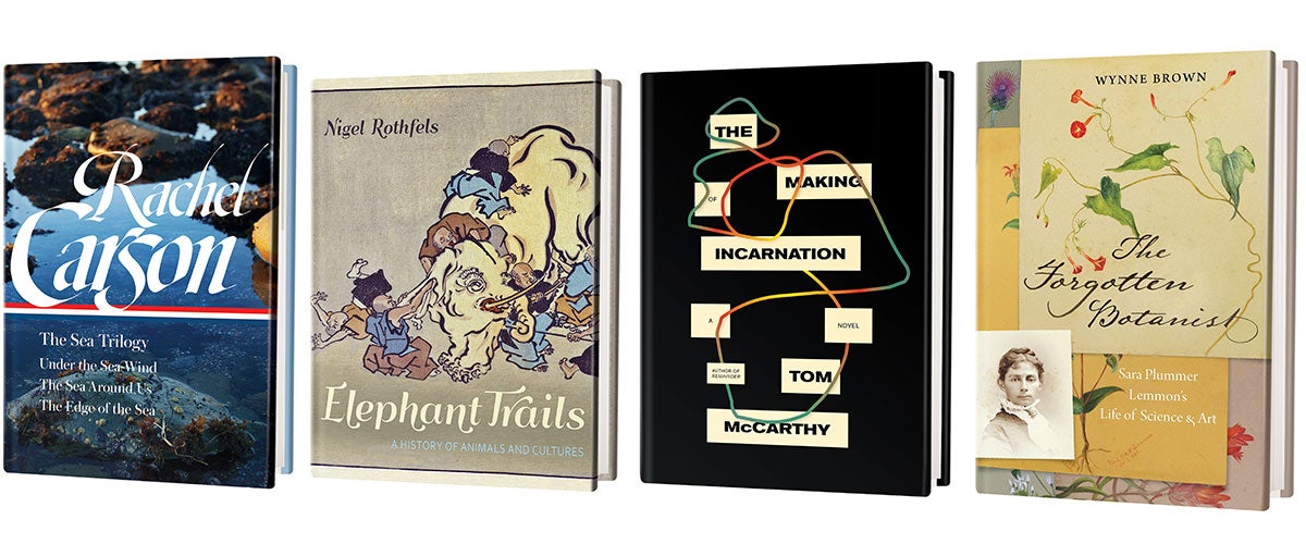 Scientific American December book recommendations (covers).