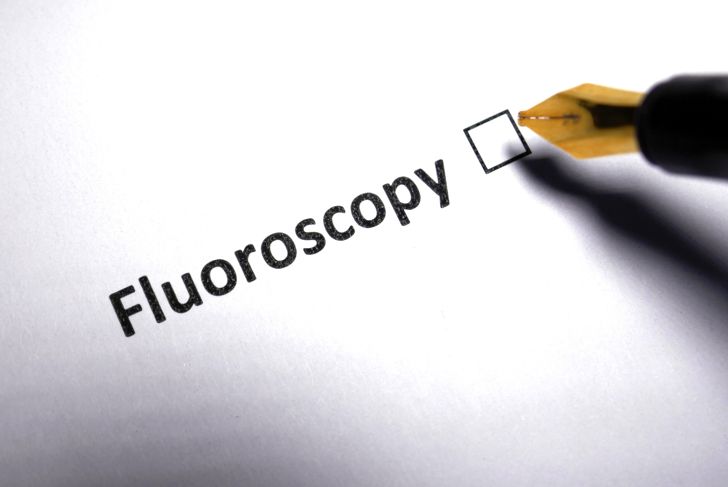 word Fluoroscopy with check box