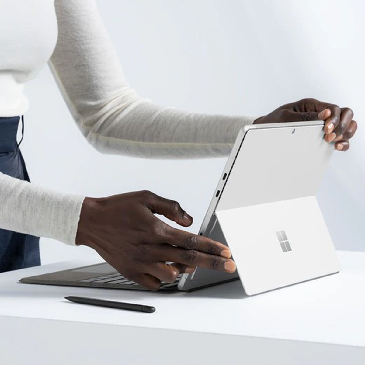 Microsofts high end surface pro 8 is 300 off