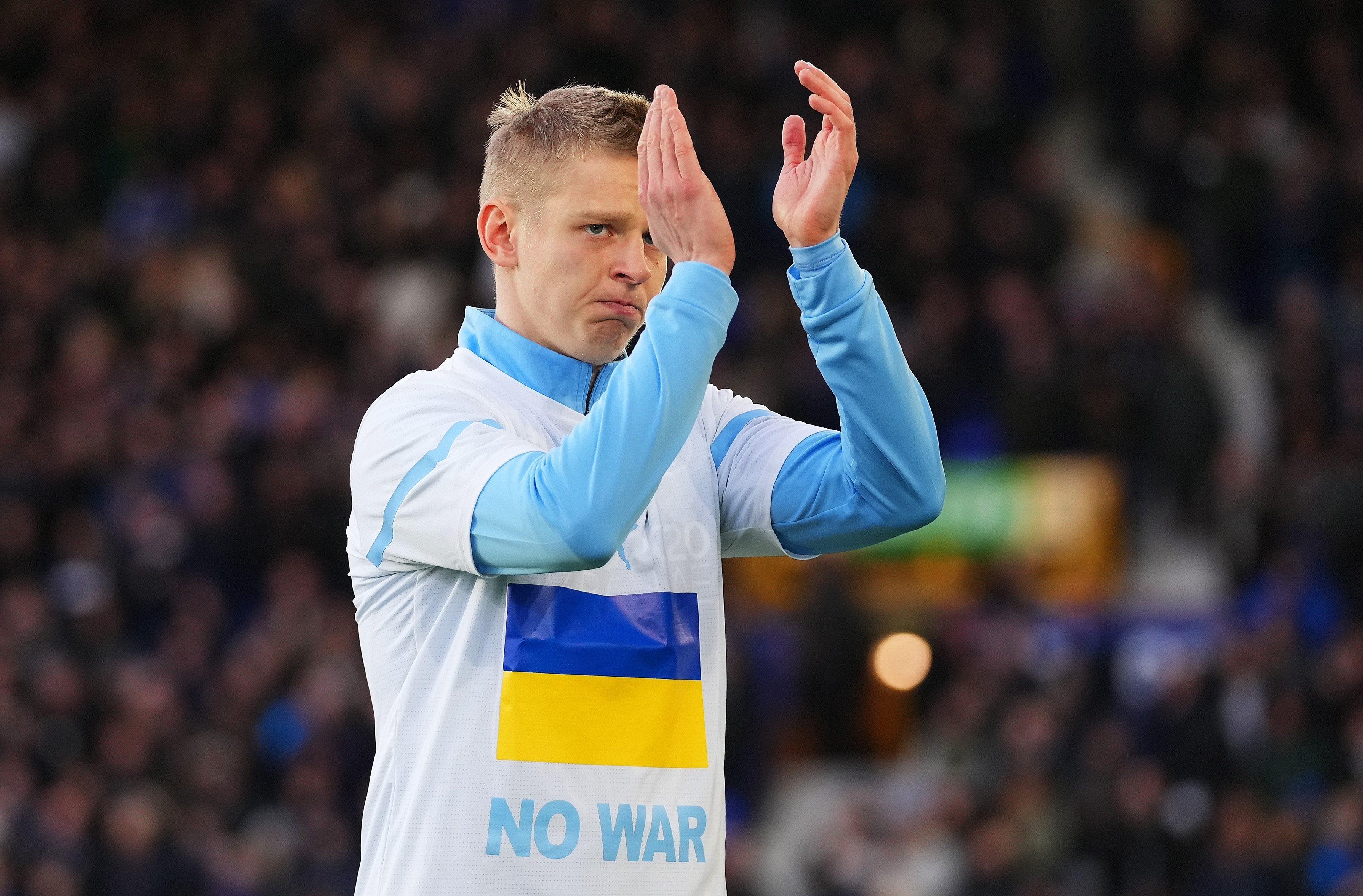 Zinchenko understandably struggled to hold things in