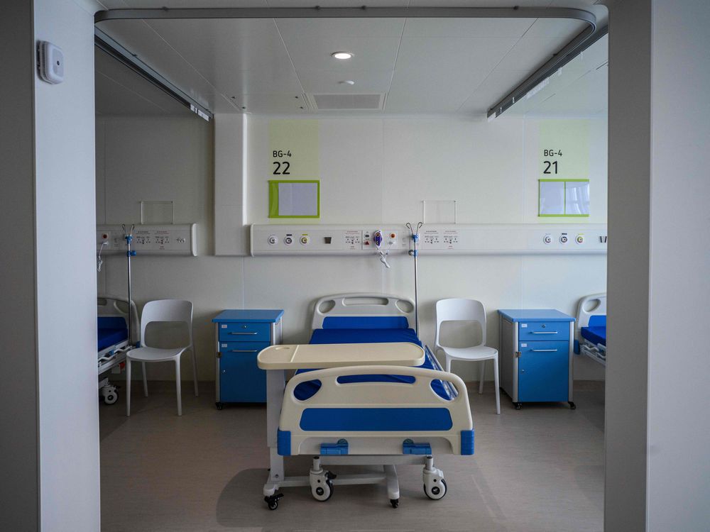 FILE: An empty hospital bed.