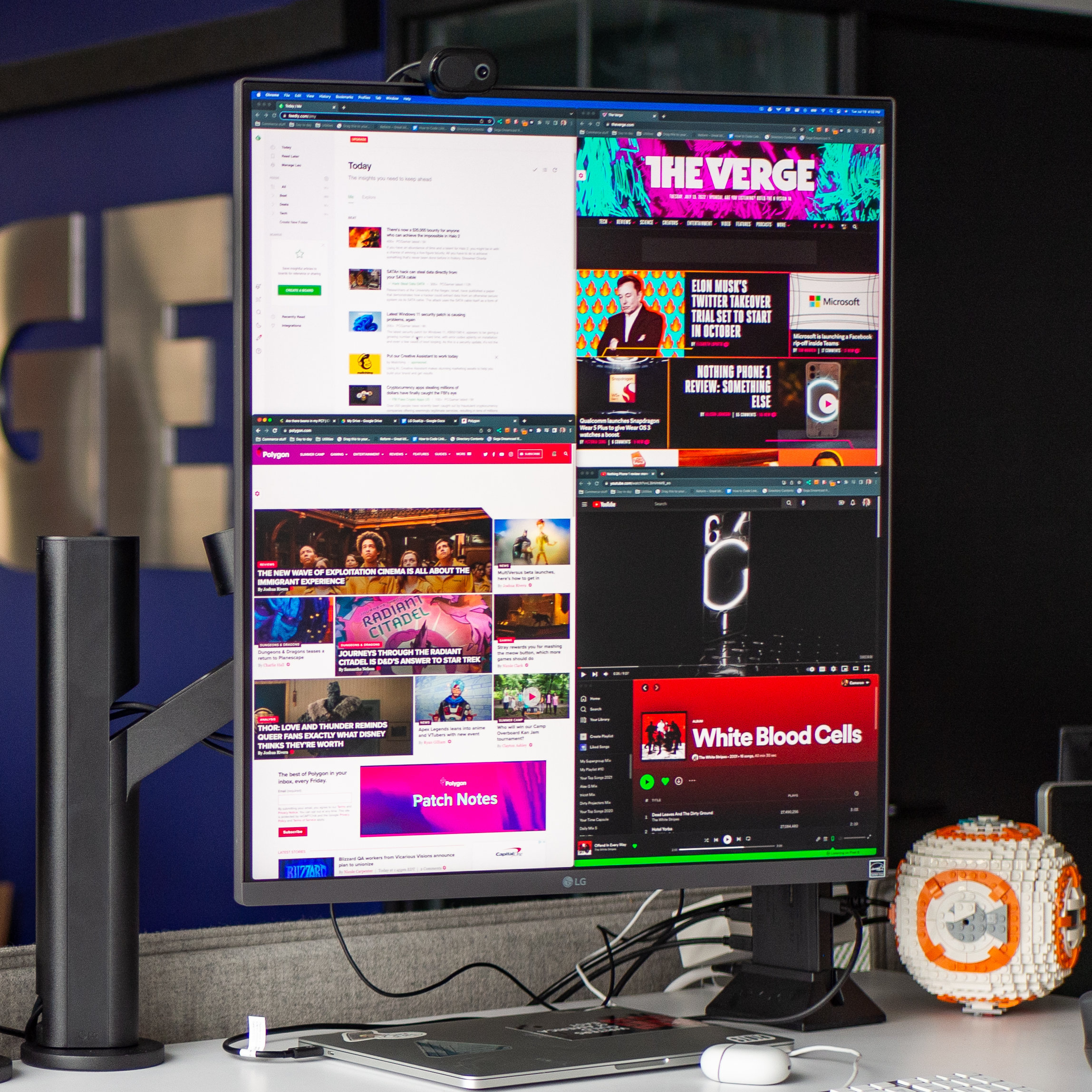 Lg dualup review a tall expensive monitor focused on efficiency