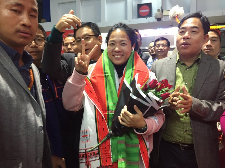1670017839 702 heroic homecoming for football player dangmei grace at imphal airport