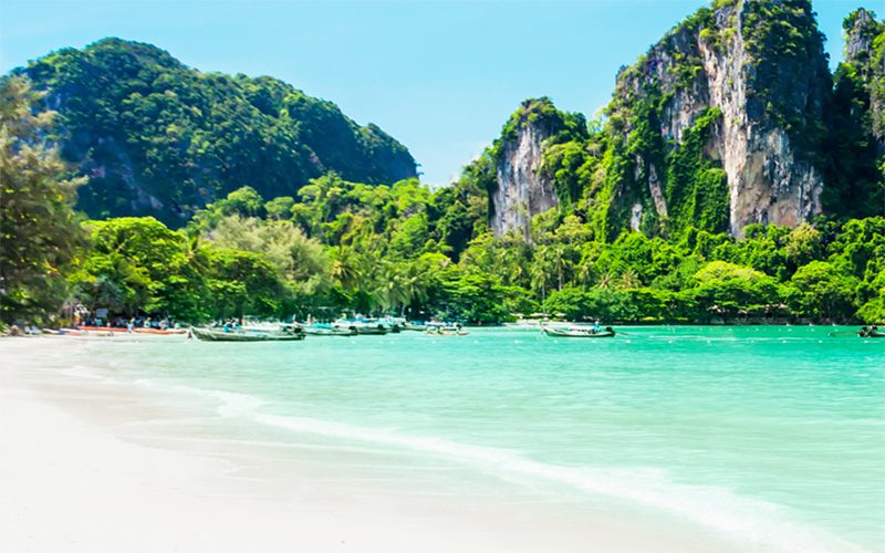 Beach in thailand banner mobile