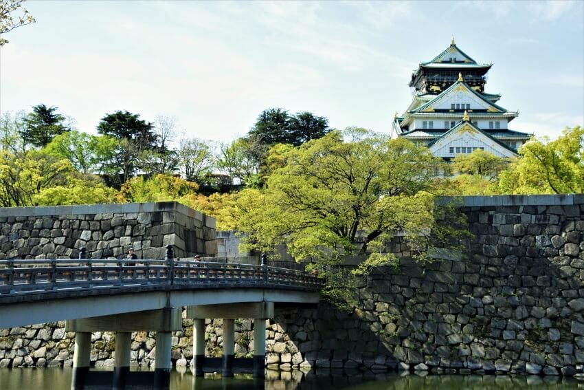 Osaka castle japan